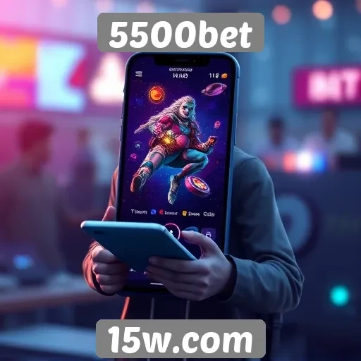 Experiência do usuário em dispositivos móveis na 5500bet